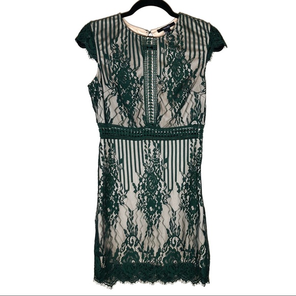 Forever 21 Dresses & Skirts - Forever 21 Forest Green Lace Dress